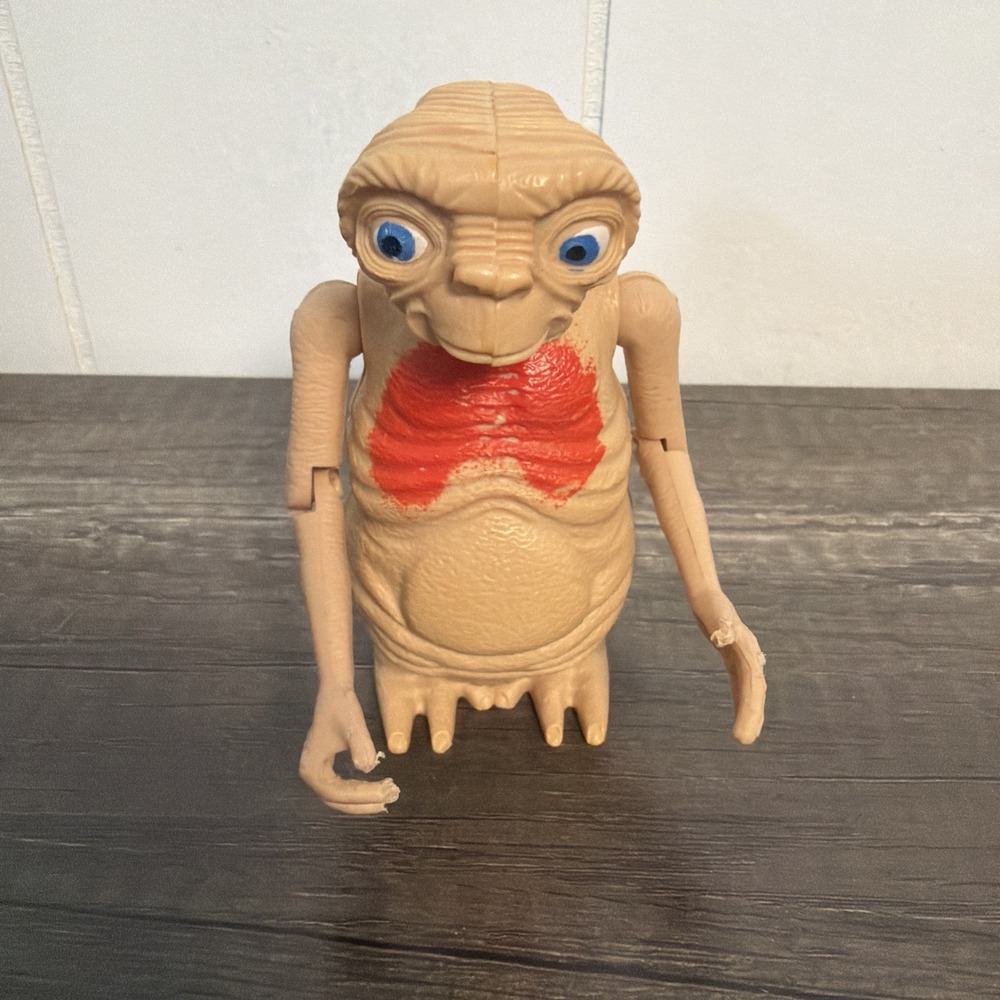 Vintage 1982 E.T. Extra-Terrestrial Action Figure LJN Toys Telescoping Neck